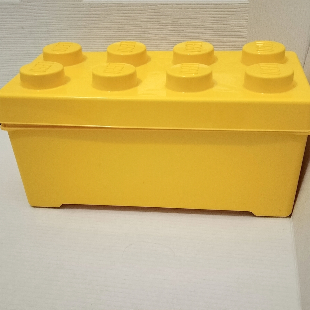 Yellow LEGO Storage Box